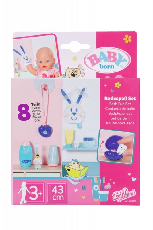 Zapf Creation BABY born Zábavná sada na koupání do vany