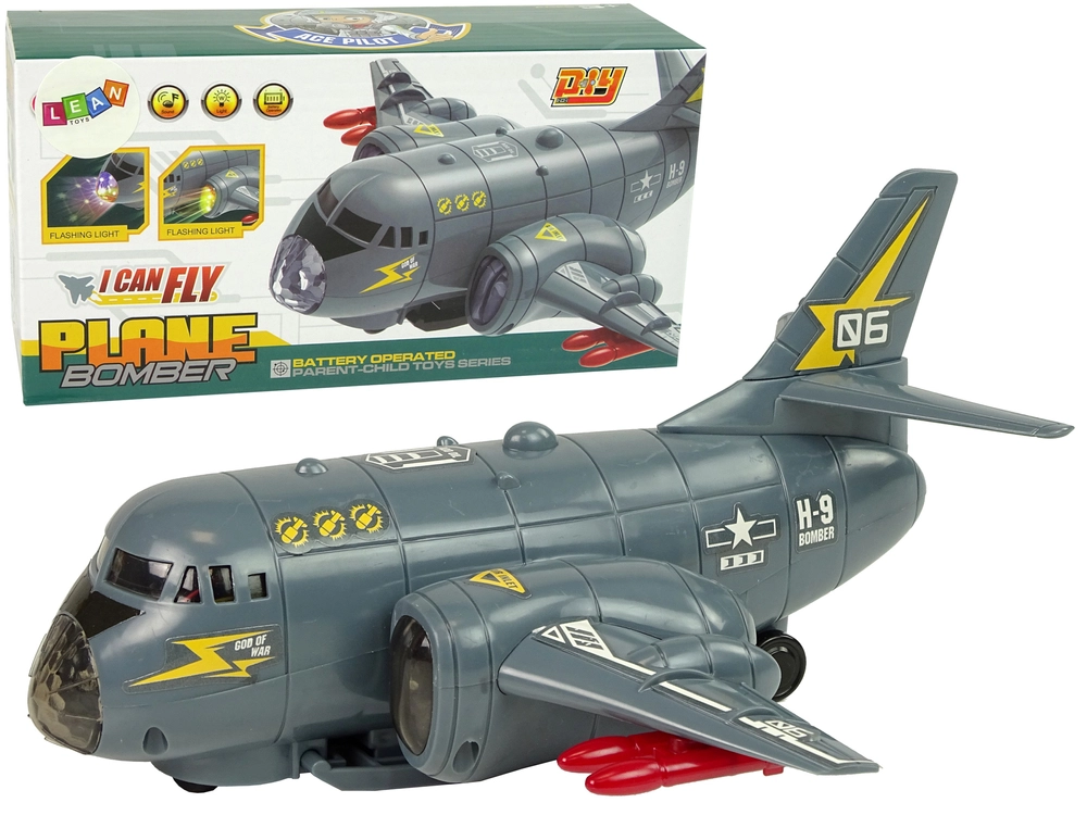 E-shop Lean Toys Zvuk ľahkého bombardéra dopravného lietadla