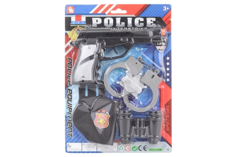 E-shop Policajná sada pre deti s pištoľou a doplnkami