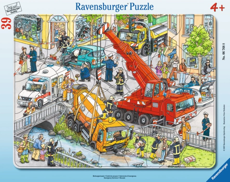 E-shop Ravensburger Záchranné nasazení 39 dielov