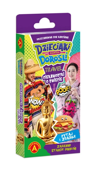 E-shop Deti proti dospelým: Zaujímavosti o svete – Travel spoločenská hra