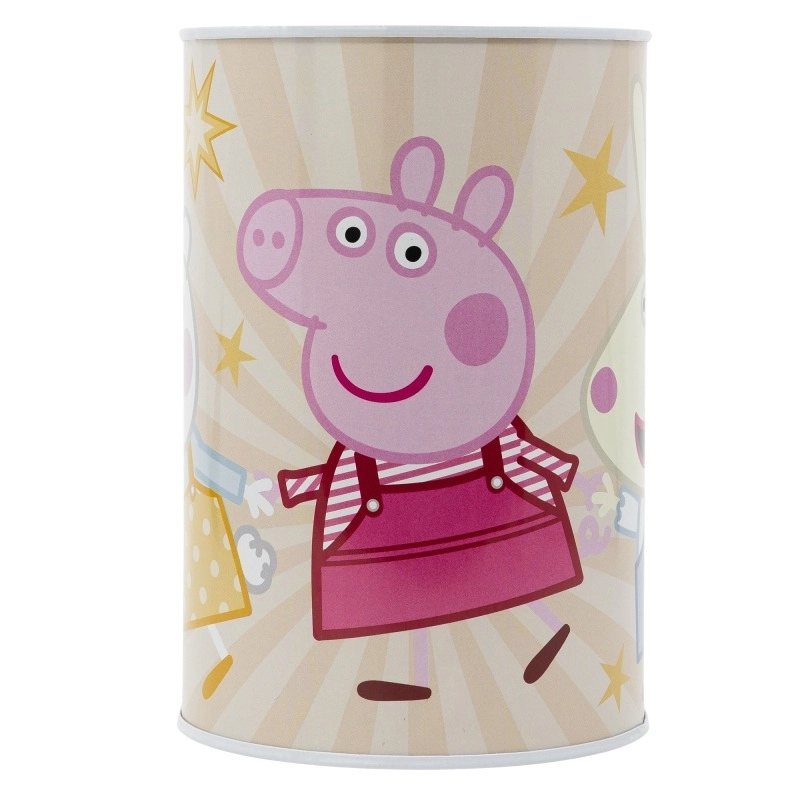 E-shop STOR Pokladnička Prasátko Peppa Kindness kovová XL drobné proškození