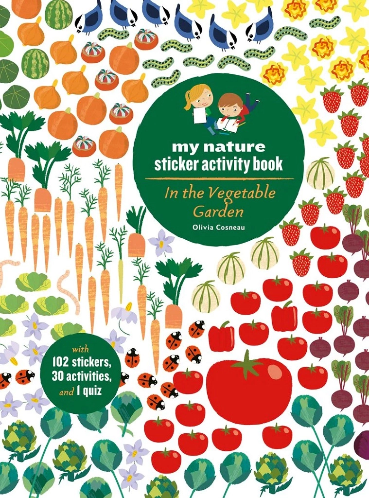 E-shop Chronicle Books Kniha aktivit se samolepkami my nature V zeleninové zahradě