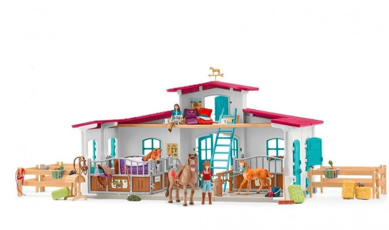 E-shop Schleich Horse Club stajňa s príslušenstvom pri jazere