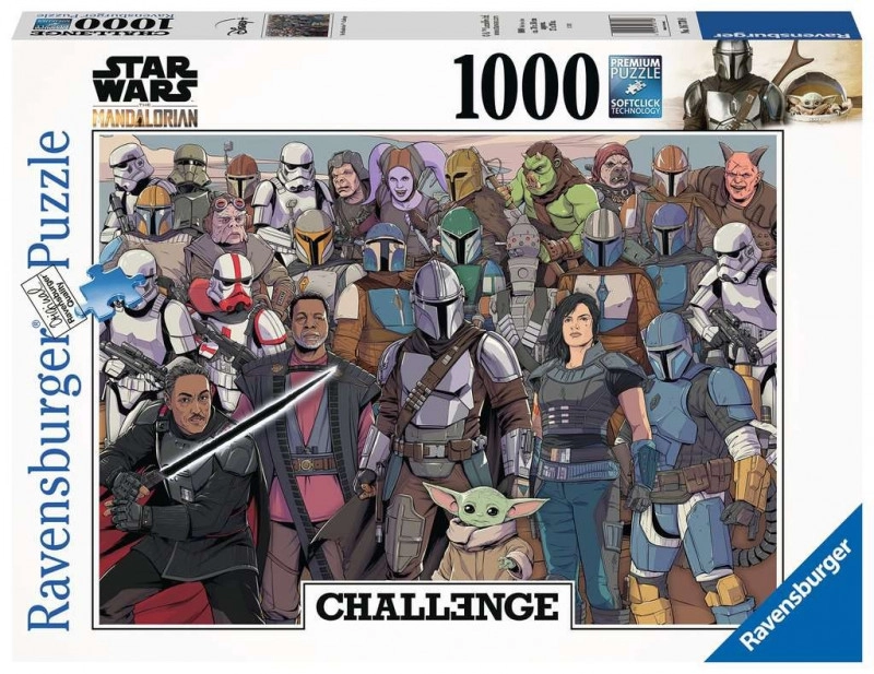 E-shop RAVENSBURGER Challenge: Star Wars: Baby Yoda 1000 dielov