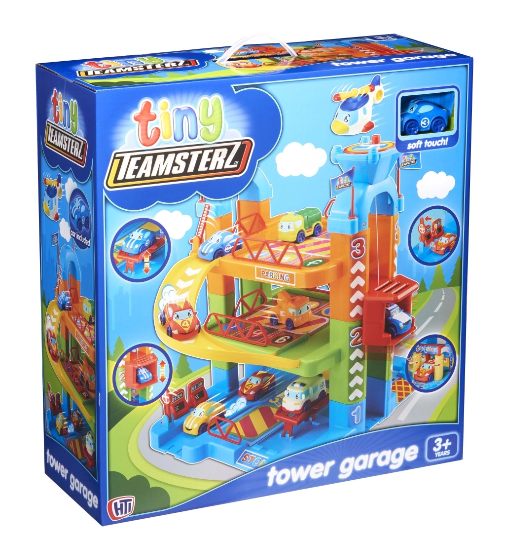 Alltoys Tiny Teamsterz garáž + 1 autíčka