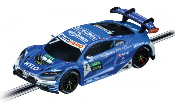auto na autodráhu audi r8 lms gt3 evo ii dtm ricardo feller č. 7 1:43 pre carrera go/go+
