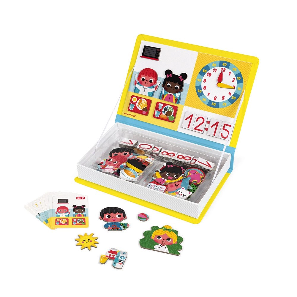 E-shop Janod magnetibook Hodiny
