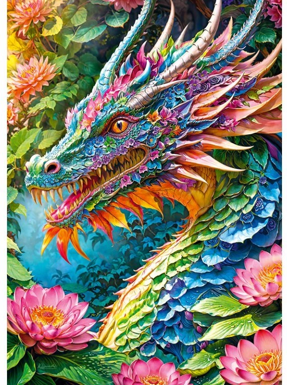E-shop Cherry Pazzi Puzzle Drak Šťastie 1000 Dielikov