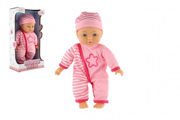 E-shop Teddies miminko 30 cm měkké tělo růžová