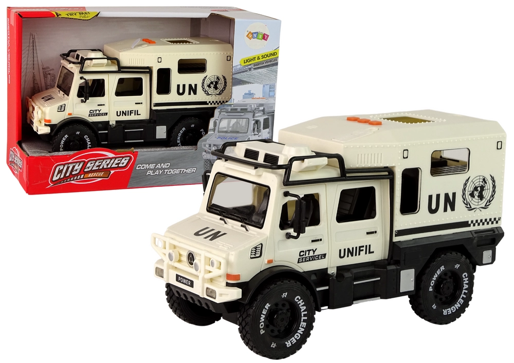 E-shop Lean Toys Terénne auto – béžové 1:14
