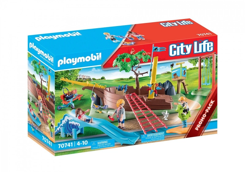 Playmobil 70741 Dětské hřiště s vrakem lodi