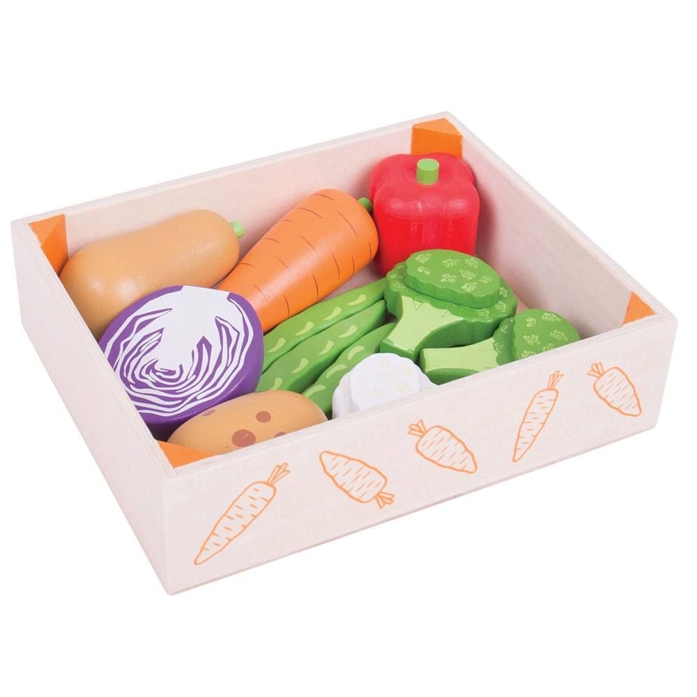 E-shop Bigjigs Toys krabička se zeleninou