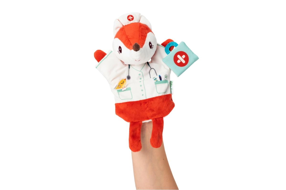 E-shop Lilliputiens maňuška na ruku doktorka líška Alica