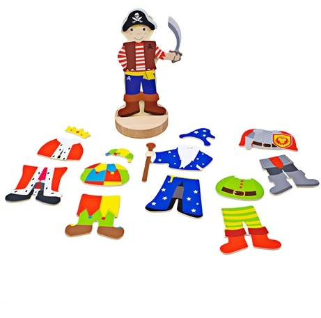 E-shop Bigjigs Toys magnetické obliekacie puzzle Mystické postavy