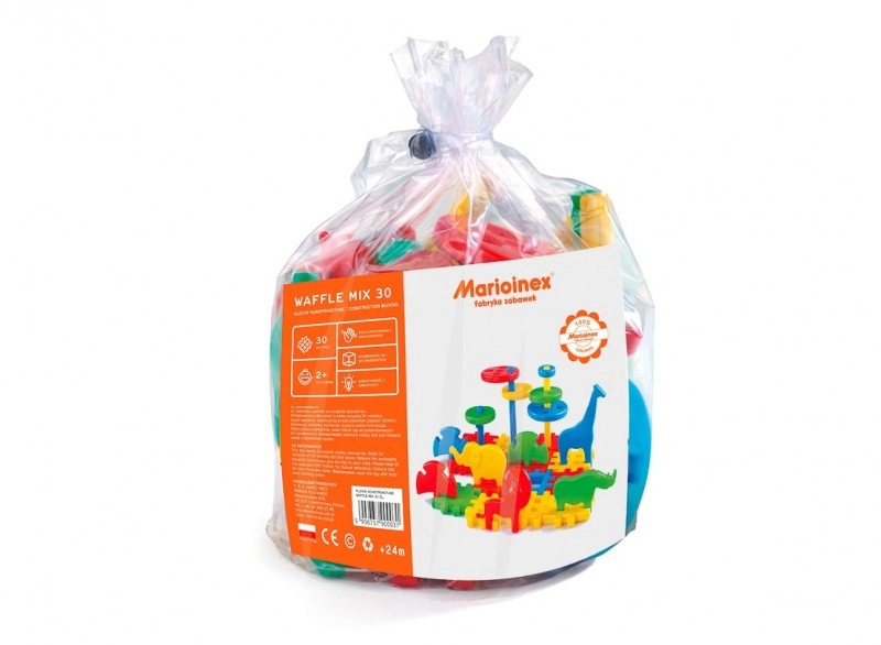 E-shop Stavebnica MARIOINEX Wafle Mix 30 – sada ZOO