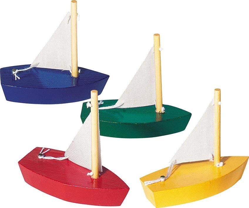 E-shop Drevené mini lodičky - 1 ks