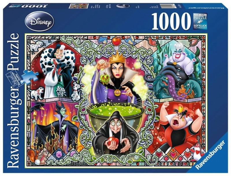 E-shop Ravensburger puzzle Disney: Zlé ženy 1000 dielikov