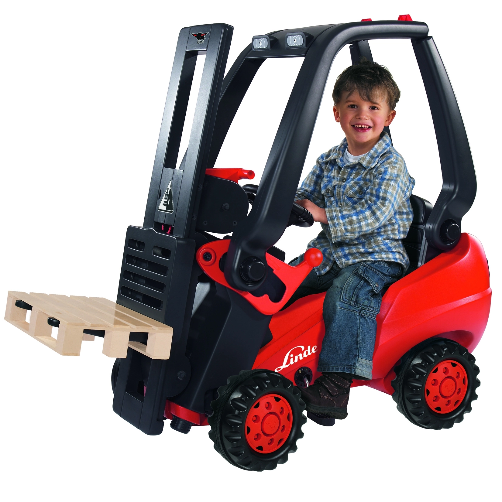 Detský nákladný vozík Linde Forklift s pedálmi