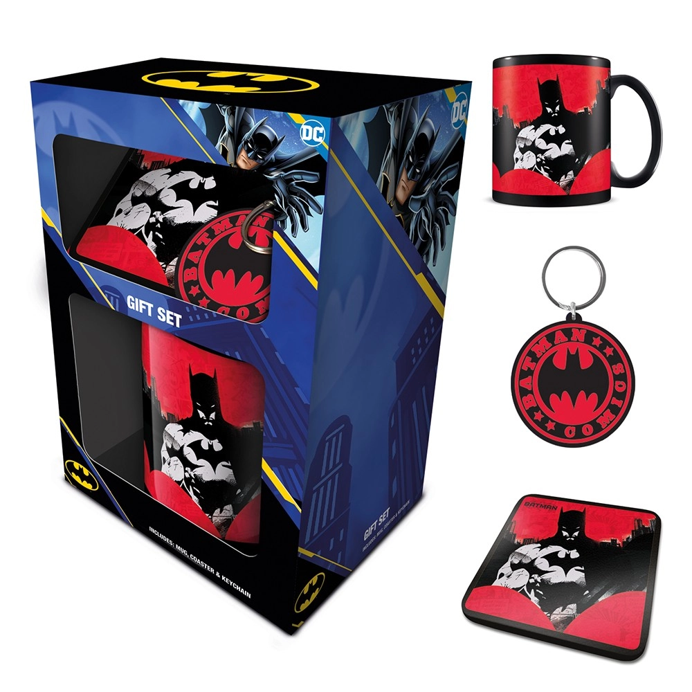 E-shop Pyramid International Dárková sada Batman Red 315 ml