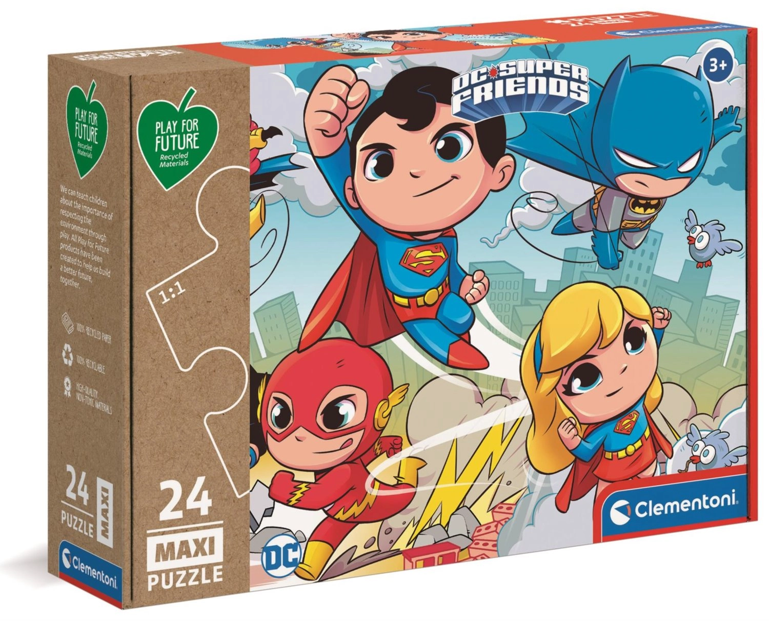 E-shop CLEMENTONI Play For Future DC Superfriends MAXI 24 dielov