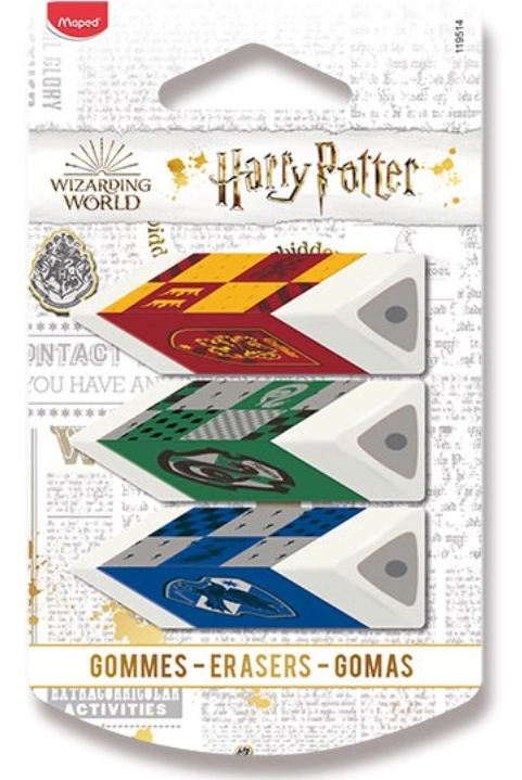 E-shop Maped guma 3 ks Pyramide Harry Potter