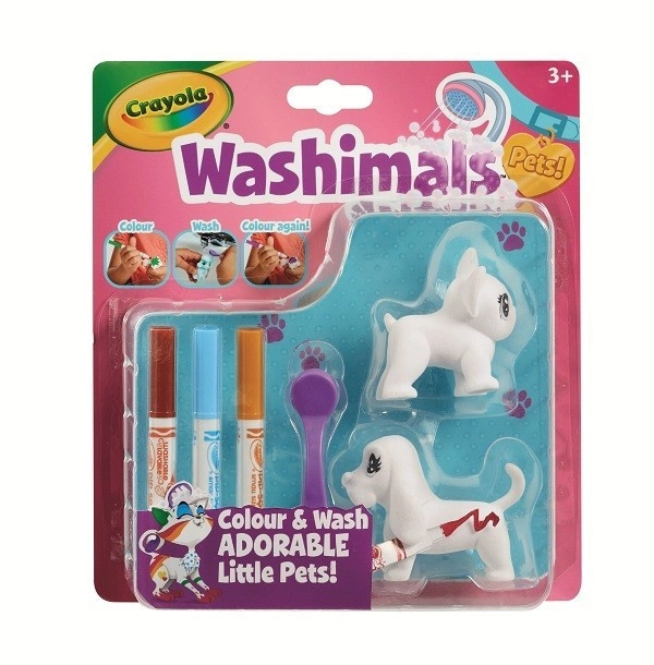 E-shop Crayola Goliath Kreativní sada Washimals Blistrové balení Psi