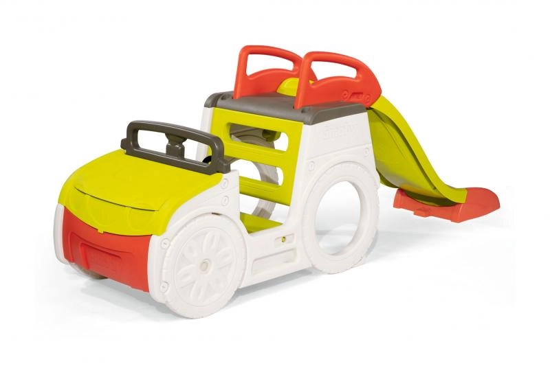 Smoby auto dobrodružstiev so šmykľavkou a pieskoviskom