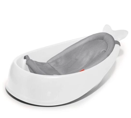 E-shop SKIP HOP Vanička s ergonomickou podložkou Moby 3 fázová biela