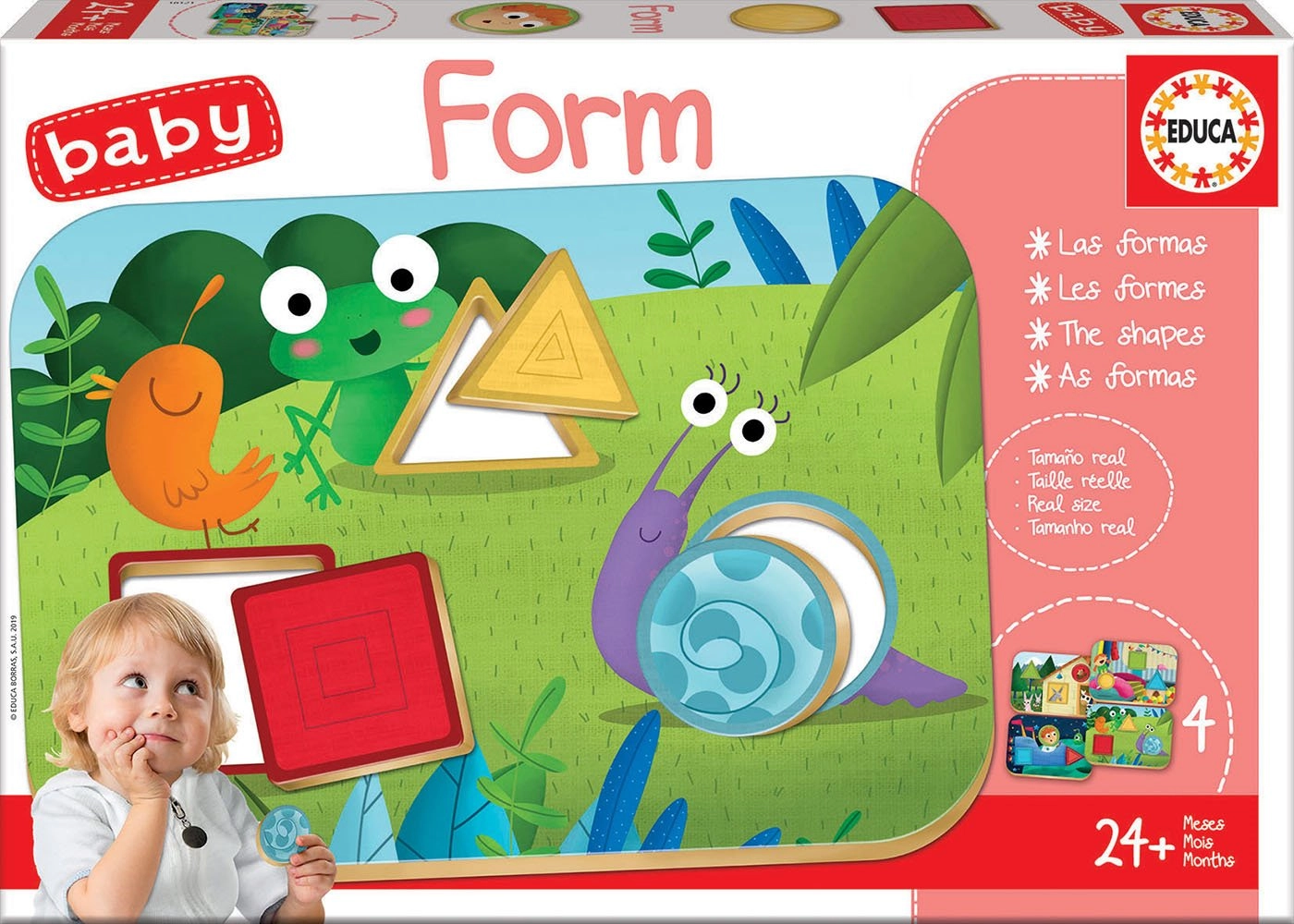 Educa Náučná hra Baby Form Učíme sa tvary a farby