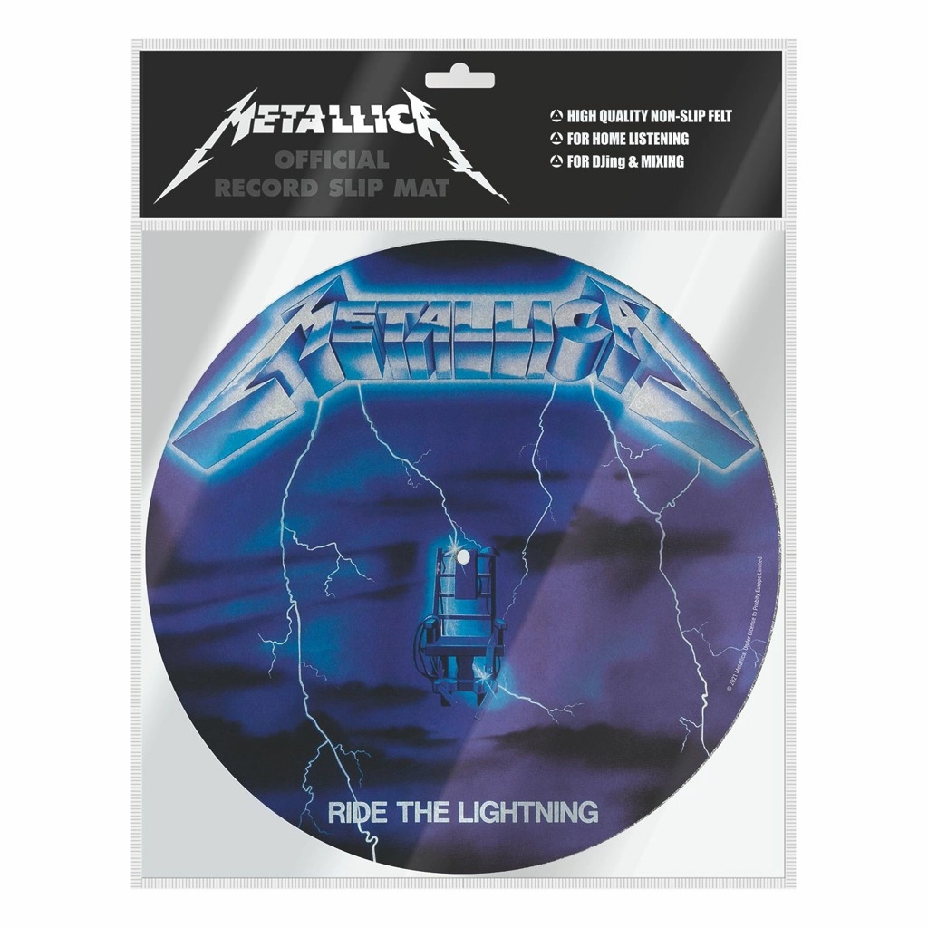 Podložka na gramofón Metallica Ride the Lightning