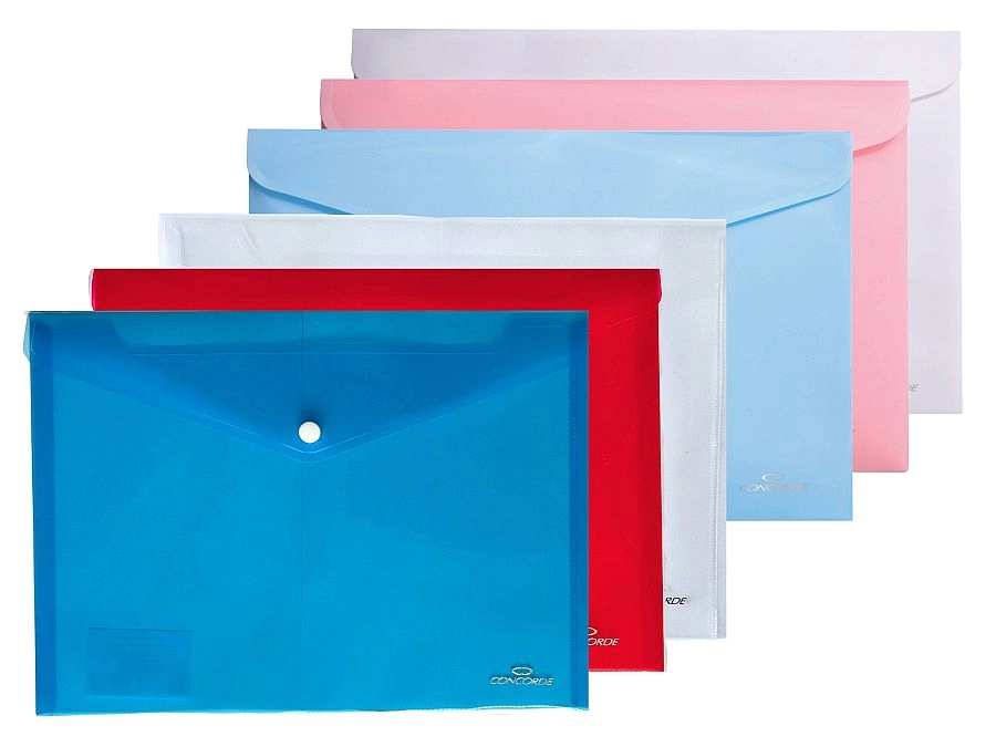 Spisové dosky s drukom A4 – mix farieb CONCORDE