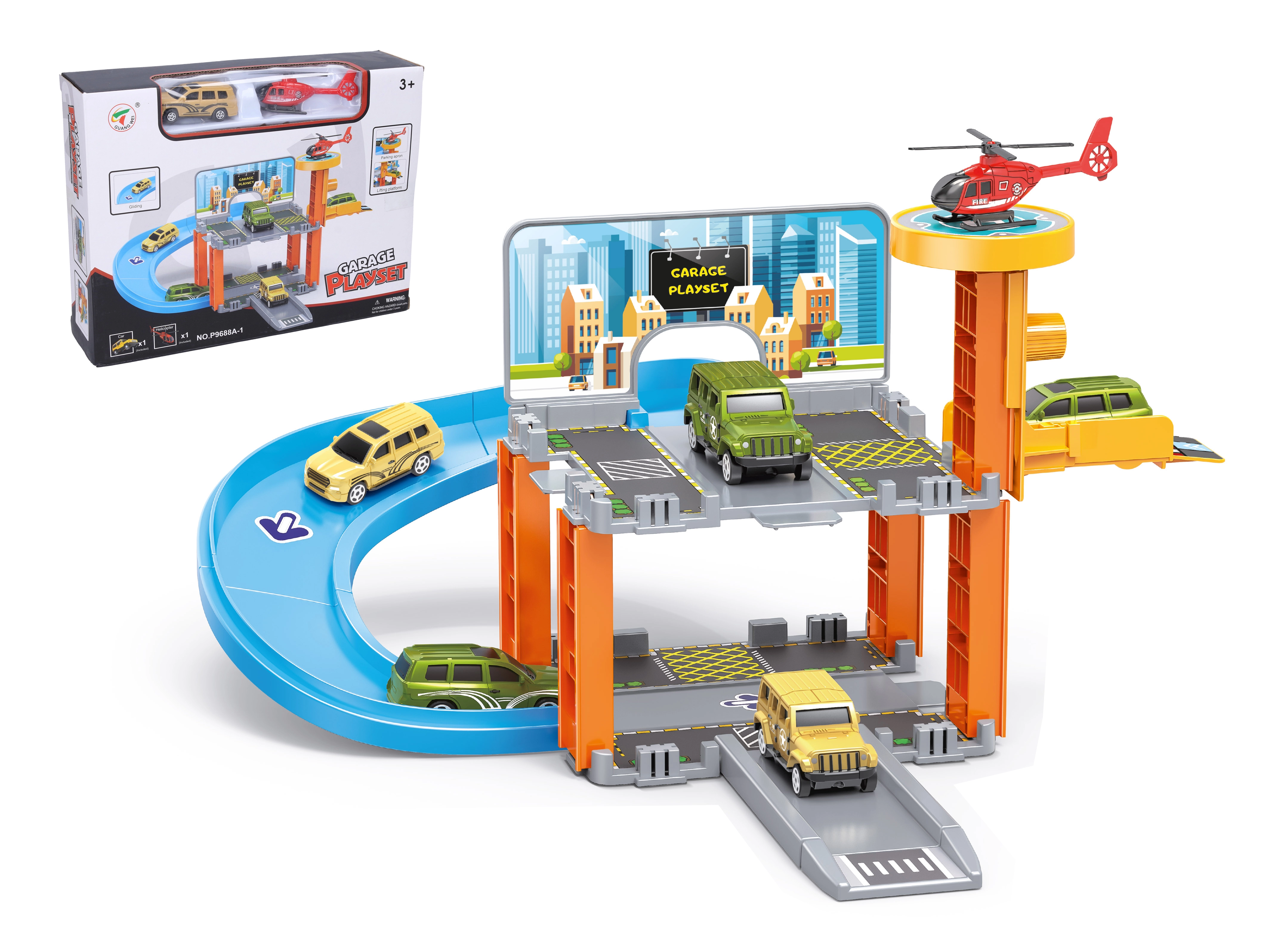 E-shop Wiky Vehicles Parkovacia stanica 34,5 x 39,5 x 20 cm WKW013496