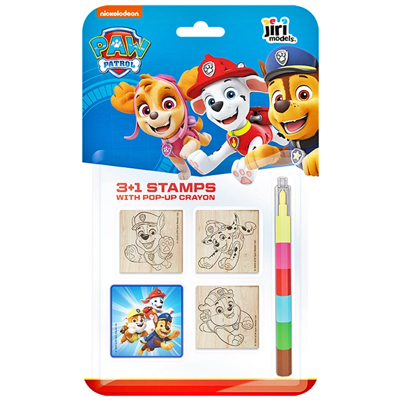 Pečiatky 3 + 1 PAW Patrol Chase