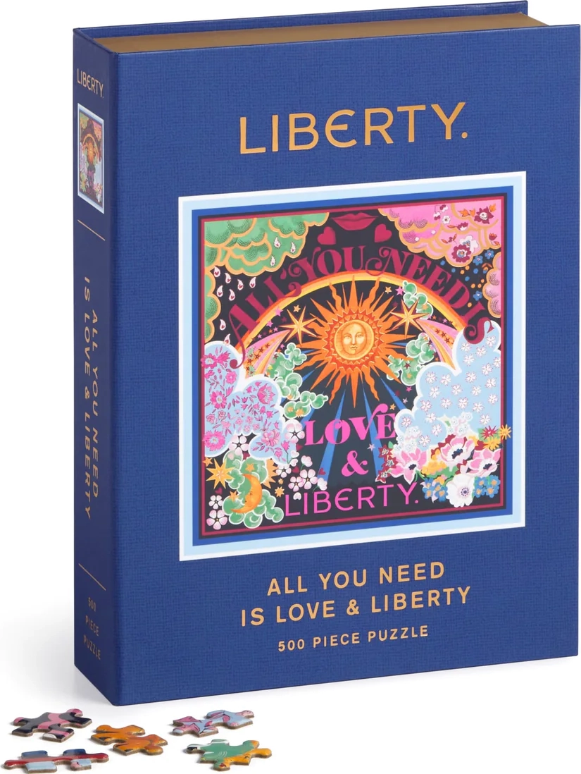 E-shop GALISON Štvorcové Liberty Všetko čo potrebuješ je láska a voľnosť 500 dielov