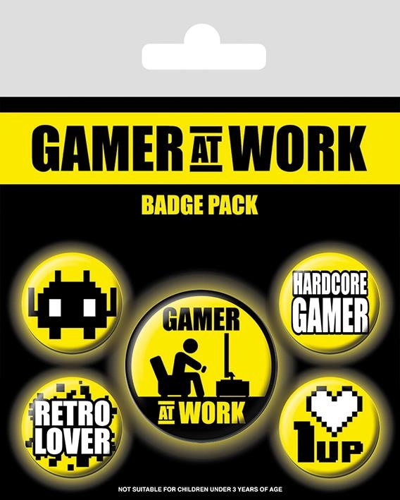 E-shop Set odznakov Game at Work