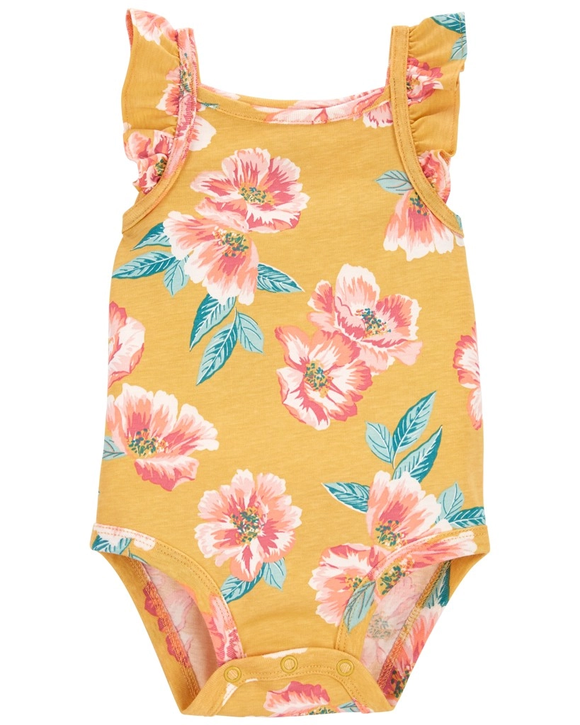 E-shop CARTER'S Body na ramienka Orange Cherry dievča