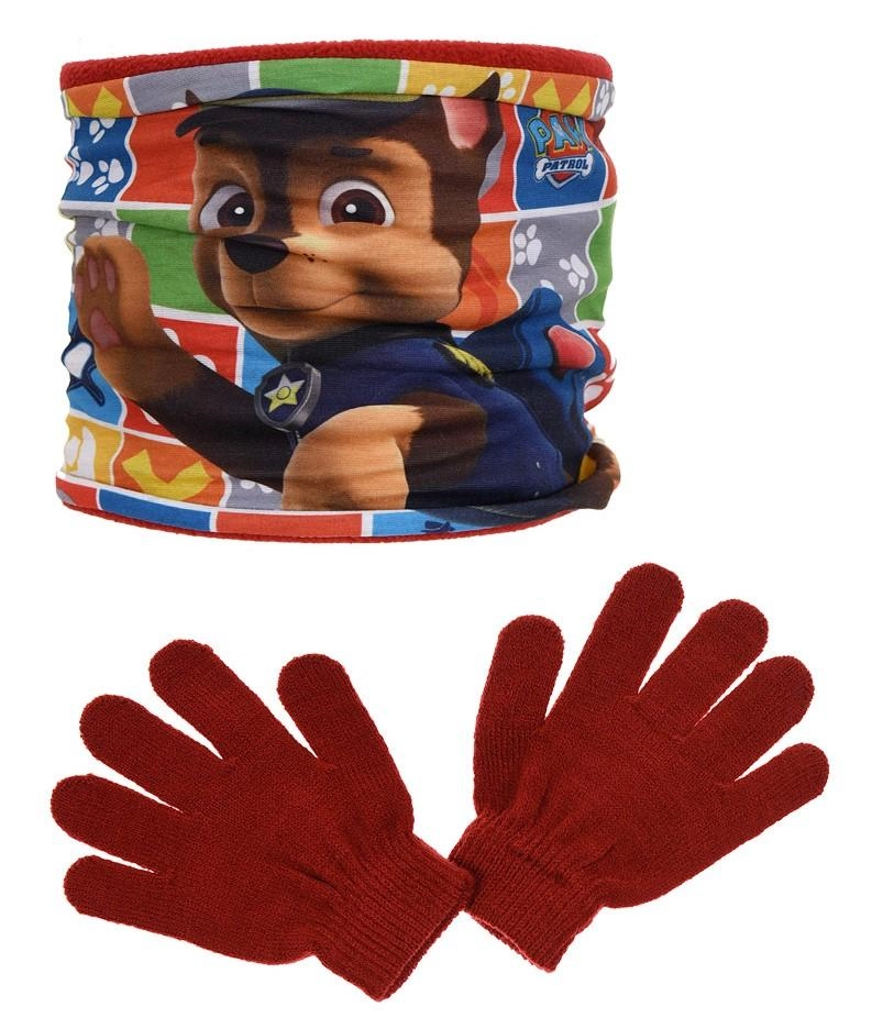 Nákrčník a rukavice Labková patrola