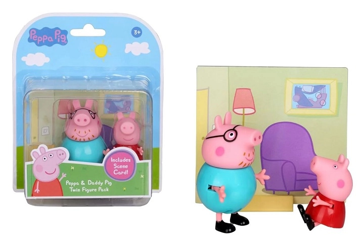 Peppa Pig sada figúrok Peppa a ocko