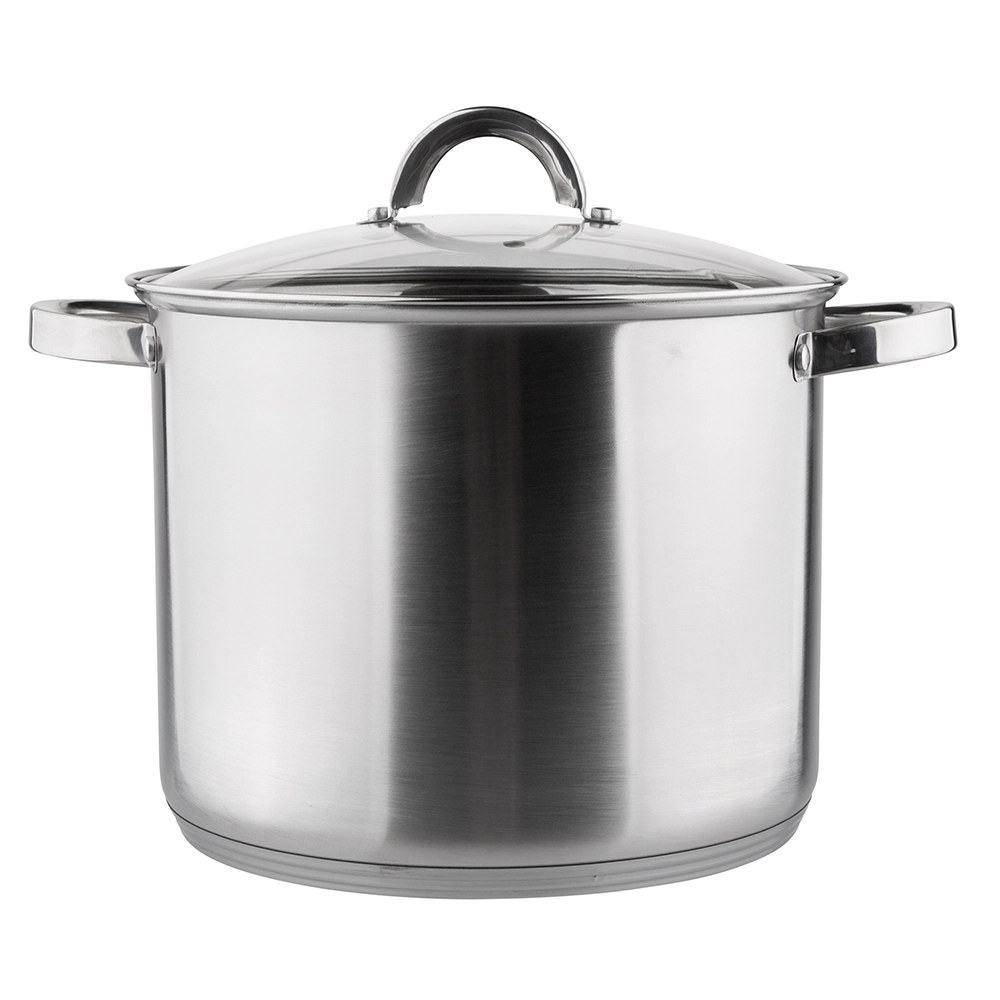 E-shop Fabio vysoký nerezový hrniec so sklenenou pokrievkou 26 cm, 10,5 l