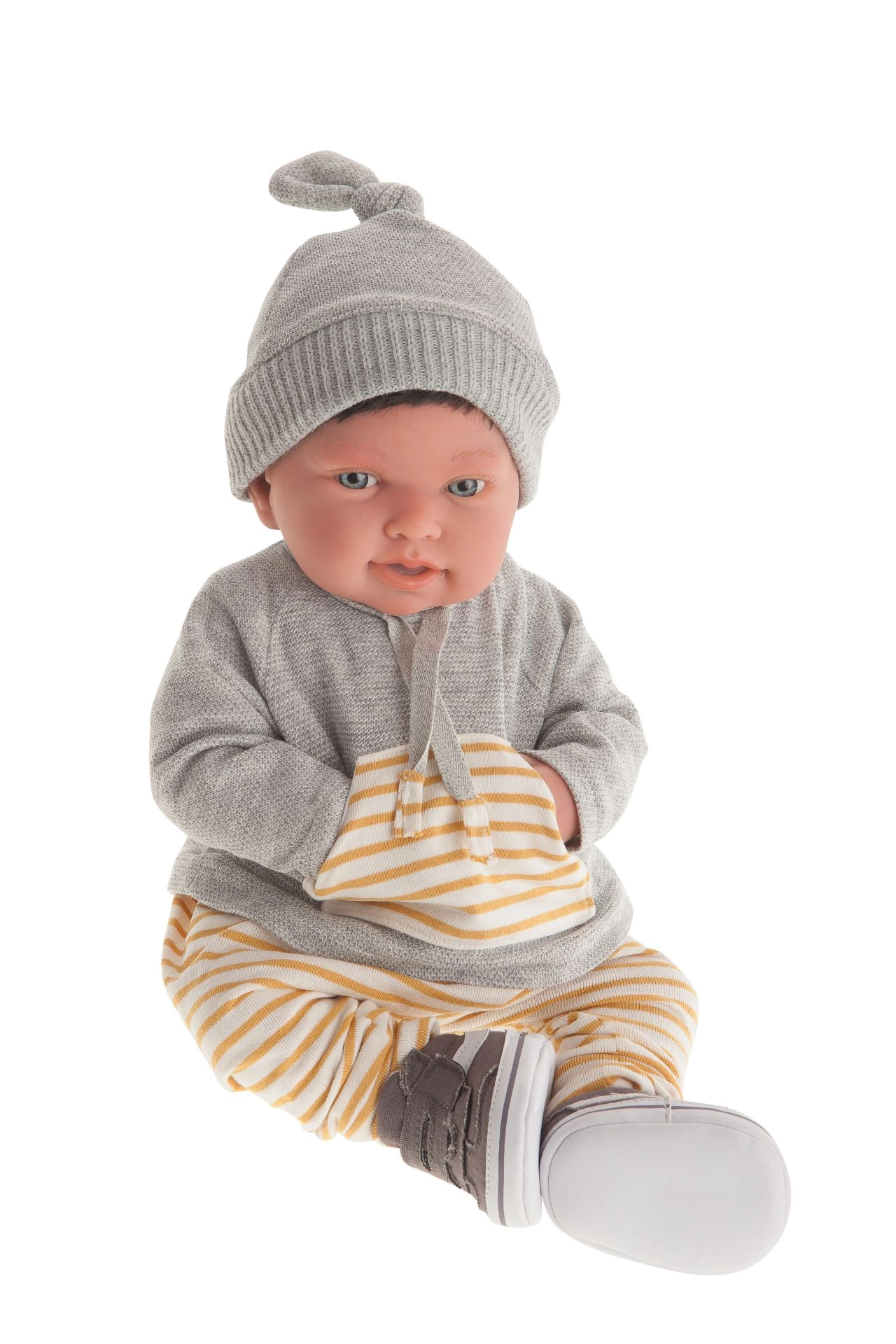 E-shop Antonio Juan Reborn miminko Sweet Reborn Pipo v teplákové soupravě