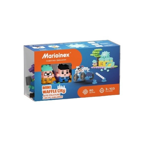 E-shop Marioinex Mini wafle Policejní auto a klenotnictví