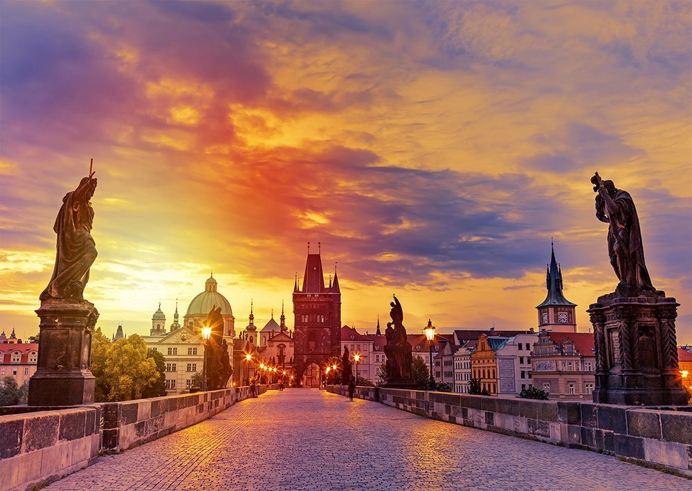 E-shop ENJOY Karlův most při západu slunce Praha 1000 dielov