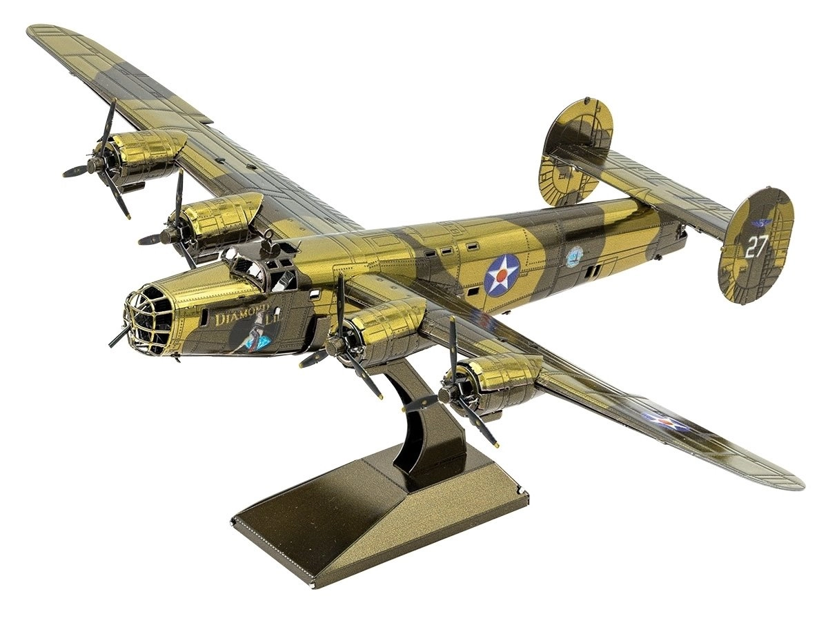 E-shop Metal Earth 3D puzzle B-24 Liberator, 38 ks