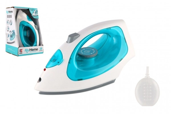 E-shop Teddies Žehlička vypouštějící páru plast 22 cm na baterie se světlem