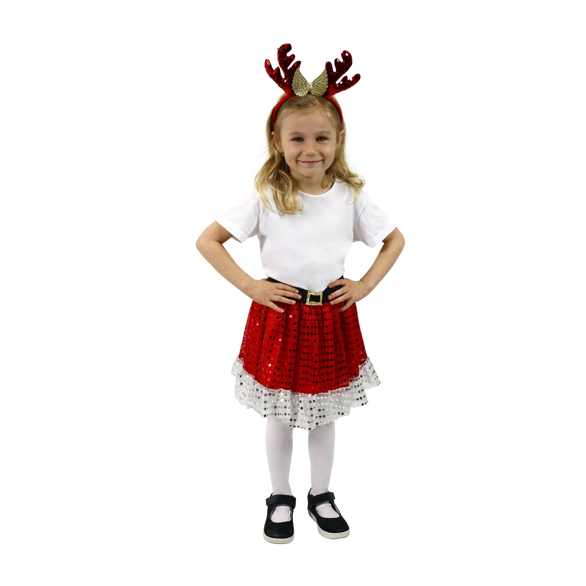 E-shop TUTU sukňa vianočný sob s čelenkou