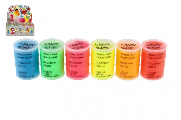 E-shop Teddies Slime neónový 80g mix 6 farieb