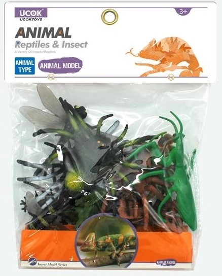 Wiki Zvířátka figurky hmyz set 12 ks 10 cm