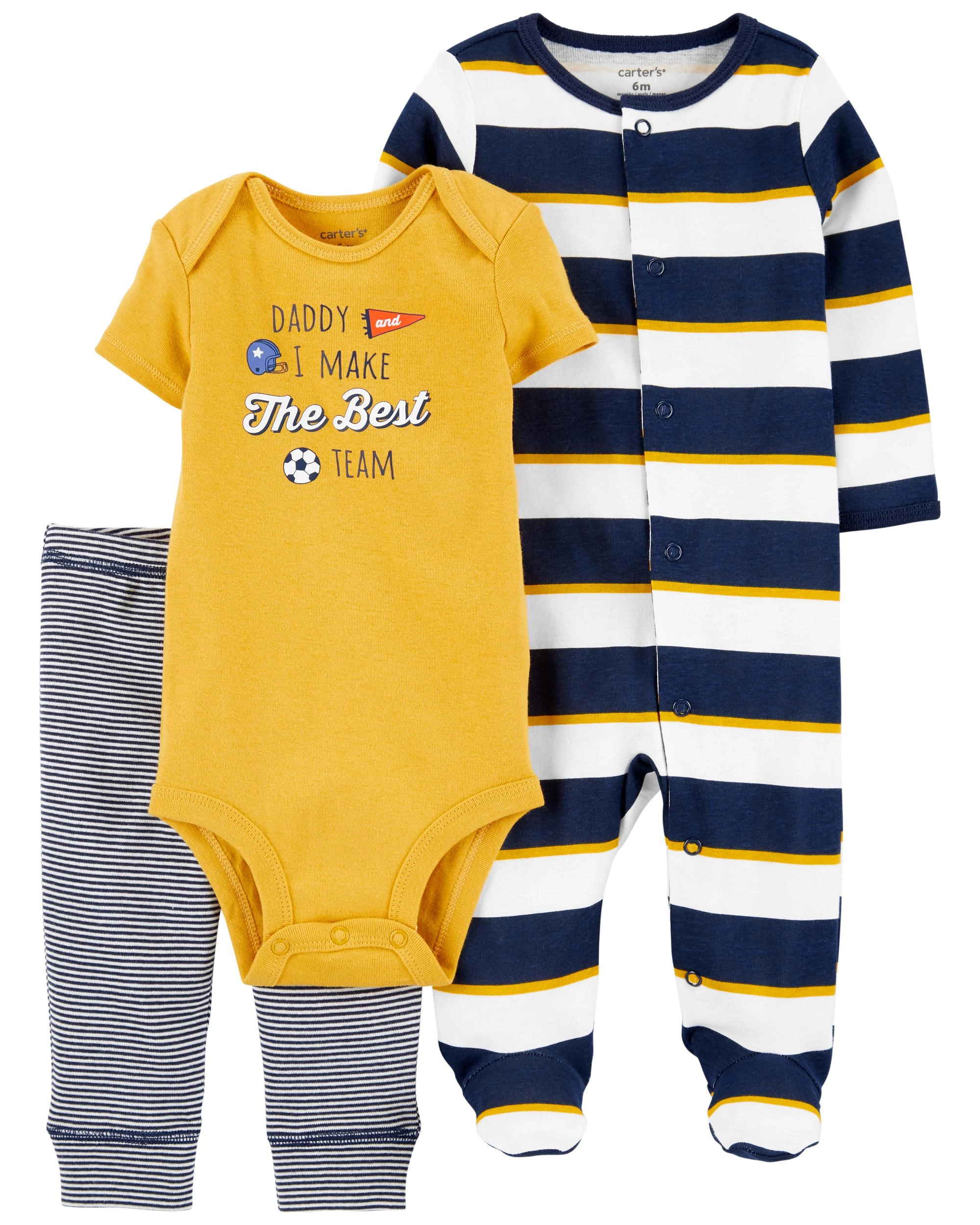 E-shop Carter's Set 3dielny overal body kr. rukáv tepláky Daddy chlapec LBB