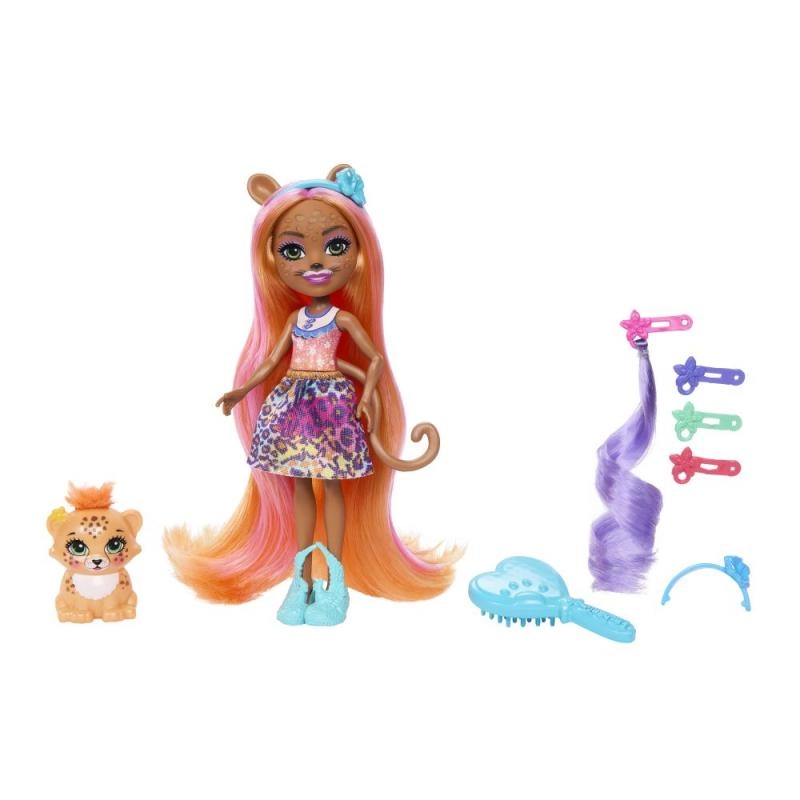 Mattel Enchantimals deluxe bábika Charisse Gepardová